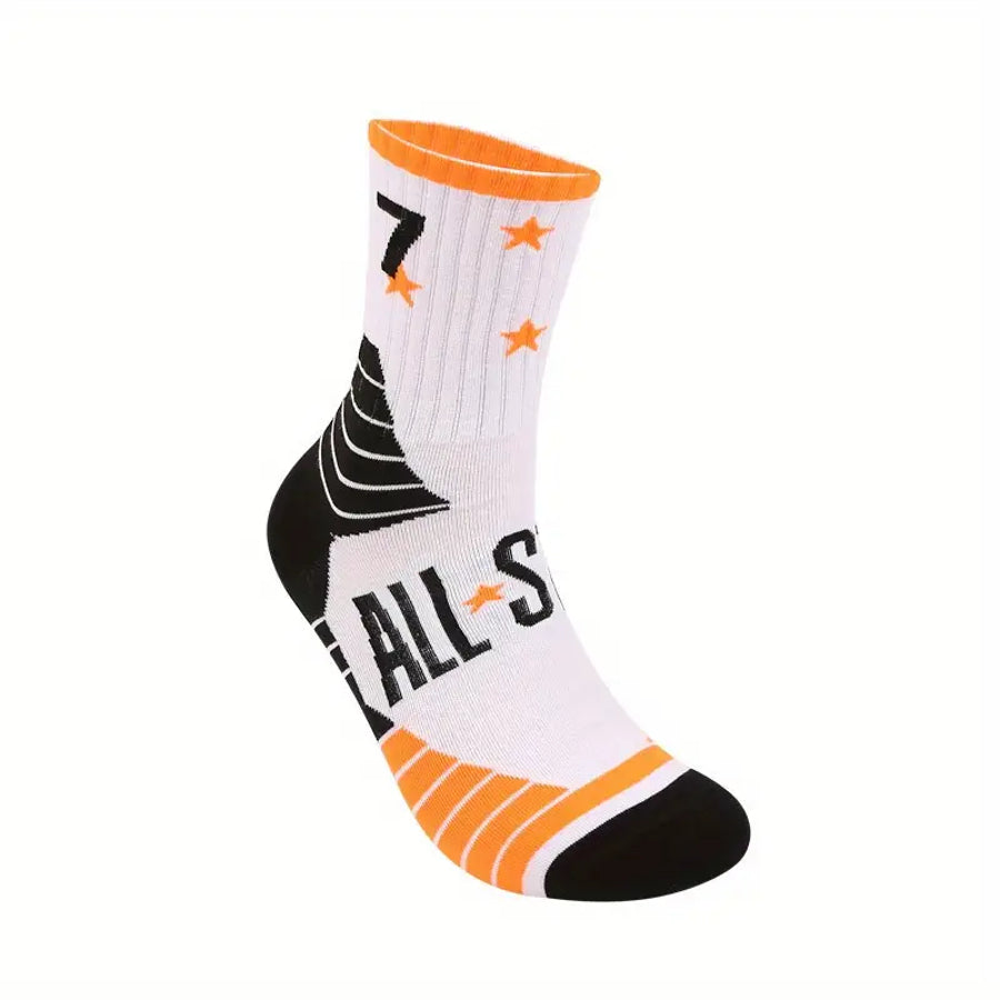 "Elite Series" All-Stars Basketball Socks (5 Pairs)