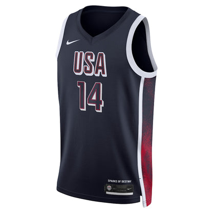 Anthony Davis Team USA Basketball Unisex 2024 Swingman Player Jersey - Navy