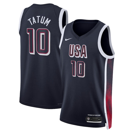 Jayson Tatum Team USA Basketball Unisex 2024 Swingman Player Jersey - Navy/White