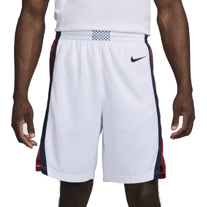 USA Basketball 2024 Summer Olympics Swingman Shorts - White